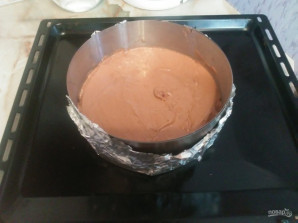 Шоколадный бисквит на темном шоколаде - фото шаг 11