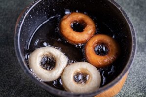 Быстрый рецепт пончиков - фото шаг 11