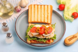 Сэндвич с индейкой - фото шаг 9