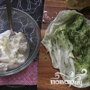 Гирос с картофелем и сыром Фета - фото шаг 1
