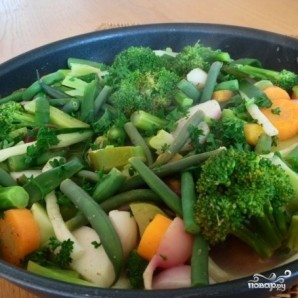 Тушеные овощи с лимоном, зеленью и сливочным маслом - фото шаг 11