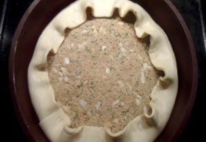 Пирог с горбушей консервированной - фото шаг 10