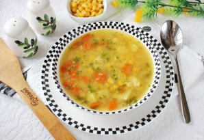 Суп из гороха и кукурузы - фото шаг 9
