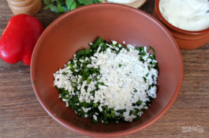 Салат из зеленого лука со сметаной - фото шаг 3