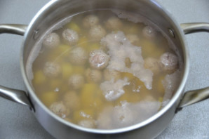 Овощной суп с гречкой - фото шаг 12
