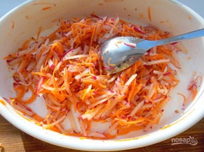 Салат с редисом по-корейски - фото шаг 5
