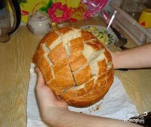 Хлеб с сыром в духовке - фото шаг 1