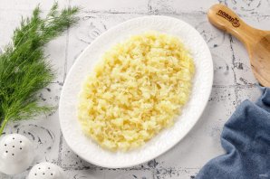 Салат Мимоза с сайрой