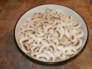 Картошка с грибами и сыром в духовке - фото шаг 3