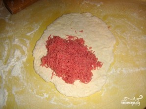 Сырные лепешки с начинкой - фото шаг 4