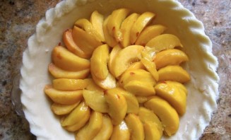 Пирог с персиками под сметаной - фото шаг 4