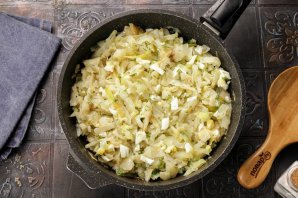 Быстрый капустный пирог