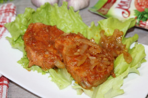 Свиная вырезка с томатным кетчупом "Махеевъ" Беларусь - фото шаг 11