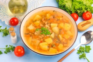 Постный суп с фасолью - фото шаг 7