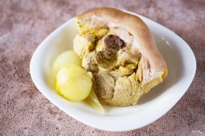 Гороховая каша с мясом - фото шаг 4