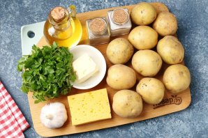 Жареная отварная картошка с сыром - фото шаг 1