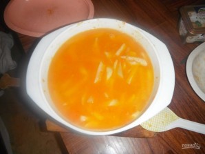 Суп в микроволновке - фото шаг 4