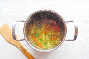 Постный суп из красной фасоли - фото шаг 7