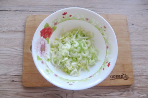Салат с дайконом и сельдереем - фото шаг 3