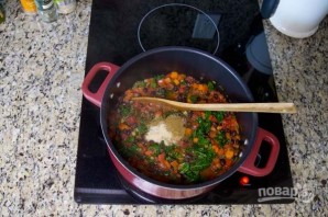 Перуанский суп с овощами и фасолью - фото шаг 9