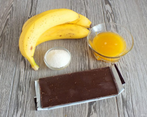 Шоколадно-банановый крем - фото шаг 1