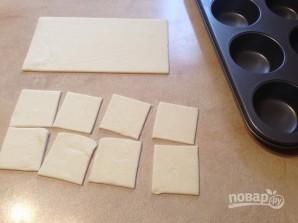 Слоеные корзинки с цукини и соленым сыром - фото шаг 6