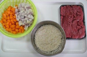 Рис с фаршем и морковью - фото шаг 1