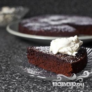 Шоколадный пирог с маскарпоне - фото шаг 4