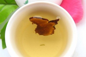 Зеленый чай с грибом рейши - фото шаг 3