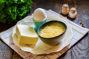 Макароны с сыром и яйцом в микроволновке - фото шаг 1