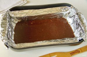 Шоколадный "Брауни" в духовке - фото шаг 7