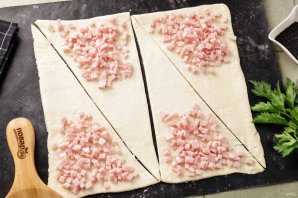 Круассаны с ветчиной - фото шаг 6