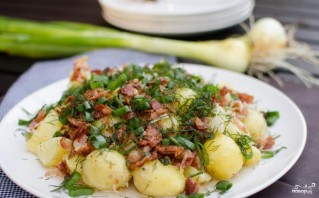Картошка со шкварками - фото шаг 7