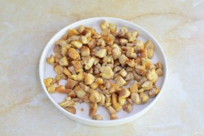 Салат с курицей и опятами - фото шаг 3