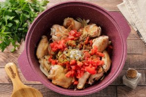 Чахохбили из курицы - фото шаг 8
