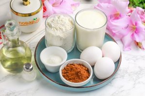 Простой шоколадный пирог из кислого молока - фото шаг 1