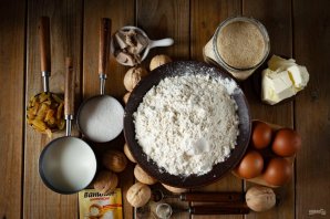 Кулич с орехами - фото шаг 1