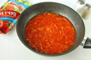 Перец в томатном соусе с кетчупом - фото шаг 8