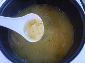 Гороховый суп с сухариками - фото шаг 9