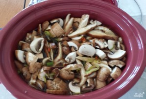 Постный грибной суп из замороженных грибов - фото шаг 3