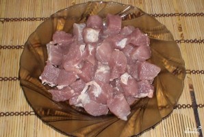 Картошка со свининой и помидорами - фото шаг 1