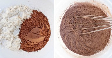 Шоколадный бисквит простой - фото шаг 1