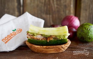 Огуречный сэндвич от повара - фото шаг 10
