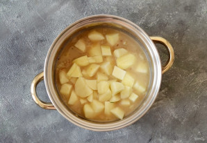 Картофельный суп с фалафелем - фото шаг 9