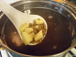 Постный суп из чечевицы - фото шаг 5
