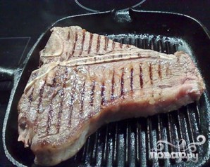 Стейк (T-Вone steak) - фото шаг 3