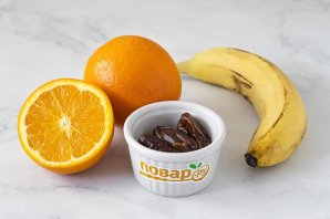 Бананово-апельсиновый смузи - фото шаг 1