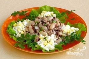 Салат из консервированной сардины - фото шаг 11