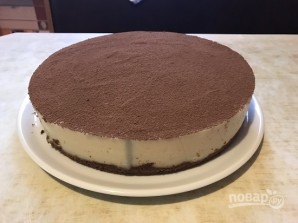 Шоколадный пирог с манно-грушевым муссом - фото шаг 16