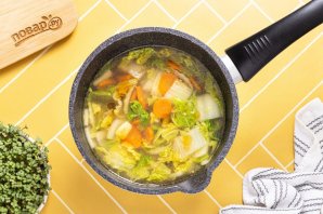 Суп из пекинской капусты - фото шаг 8